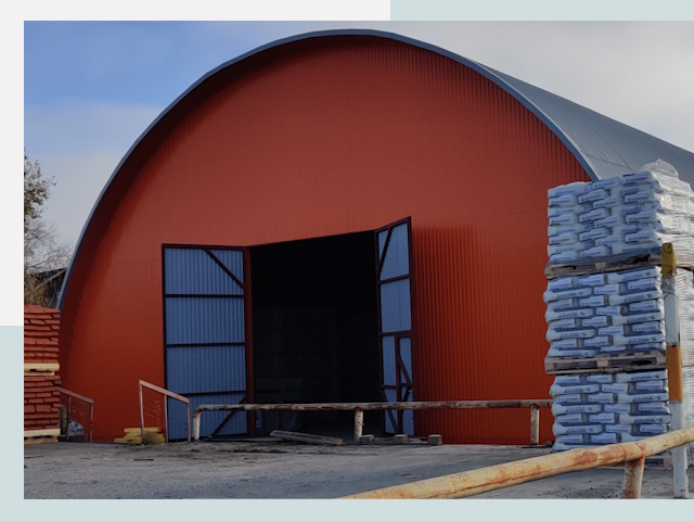 Полукруглые ангары по цене от 613 руб. в Муром