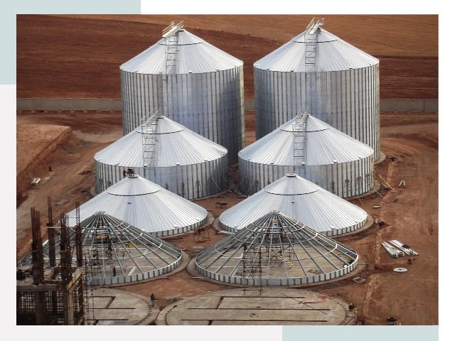 Строительство зерновых силосов в Муроме