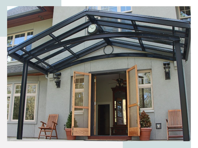 Козырьки металлические в Муроме