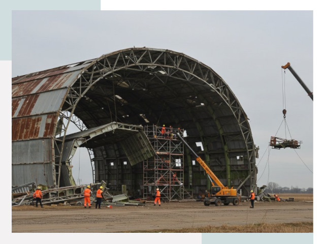 Демонтаж ангаров в Муроме